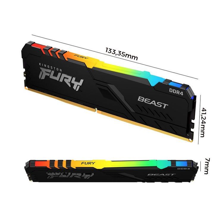 No. 10 - RAM Máy Tính Kingston Fury Beast RGBKF432C16BB1AK2/32 - 3