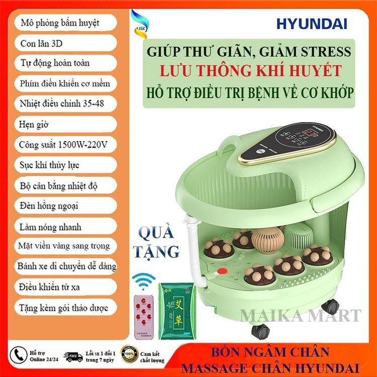 No. 7 - Bồn Ngâm Chân Massage Huyndai - 2