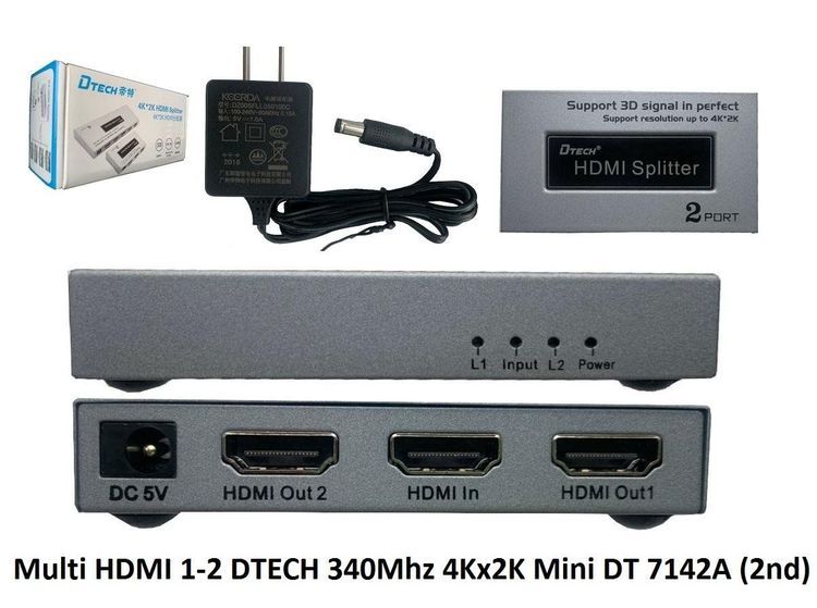 No. 6 - Bộ Chia HDMI Dtech DT-7142A - 1