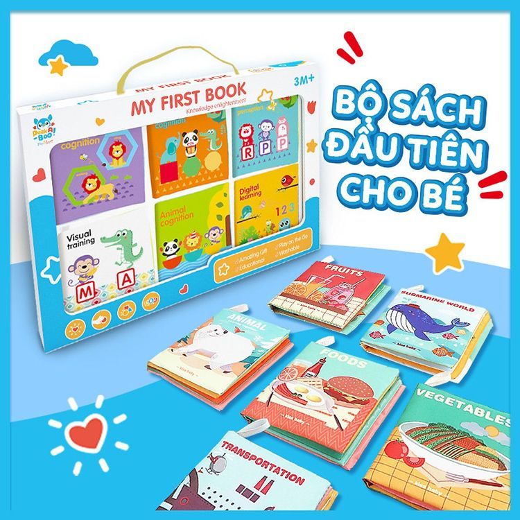 No. 4 - Bộ Sách Vải PEEK A BOO - 2