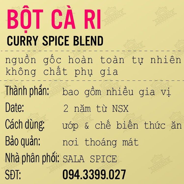 No. 1 - Bột Cà Ri Sala Spice - 2