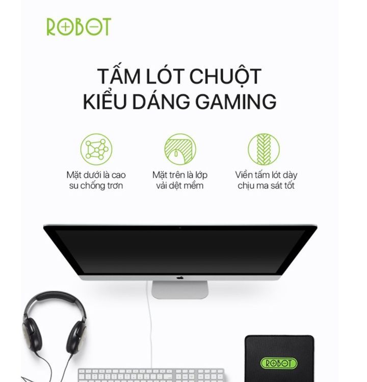 No. 1 - Miếng Lót Chuột Kiểu Dáng Gaming ROBOTRP01 - 6