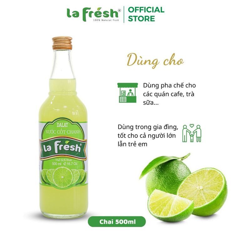 No. 5 - Nước Cốt Chanh Vắt Không Đường La Fresh - 4