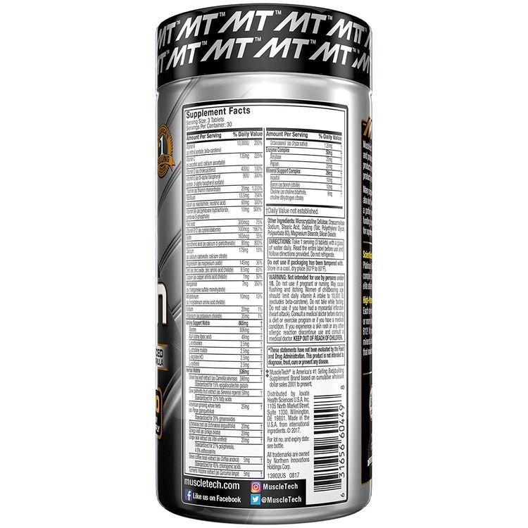 No. 6 - Muscletech Platium Multivitamin - 5