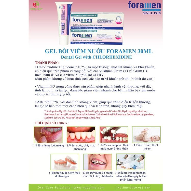 No. 6 - Gel Bôi Nhiệt Miệng Foramen Gingivitis - 6