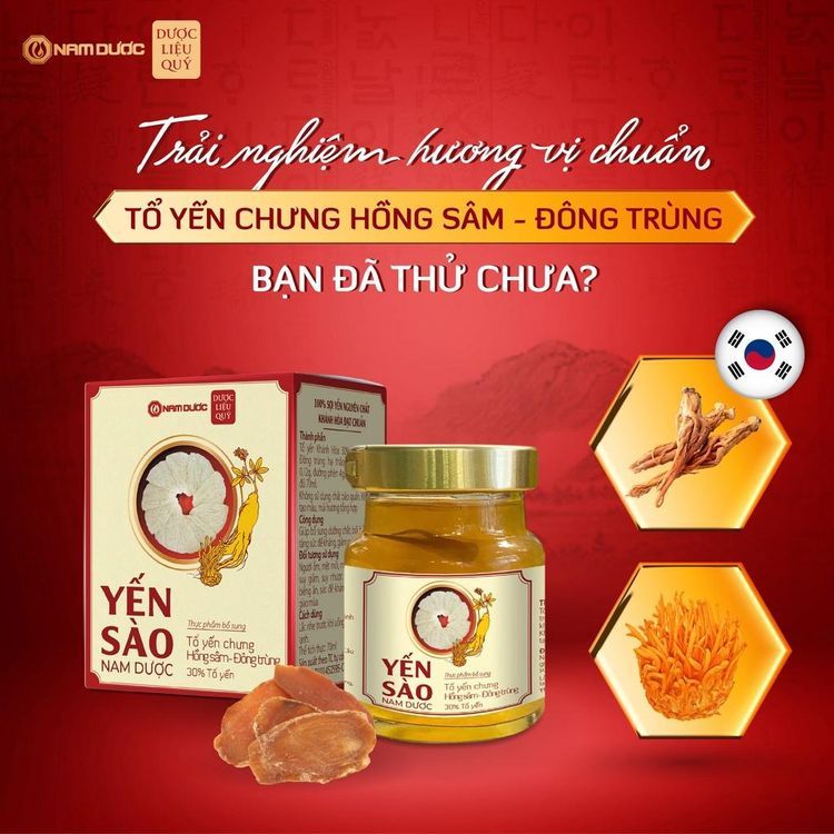 No. 5 - Nước Yến Sào Chưng Hồng Sâm, Đông Trùng Nam Dược - 4