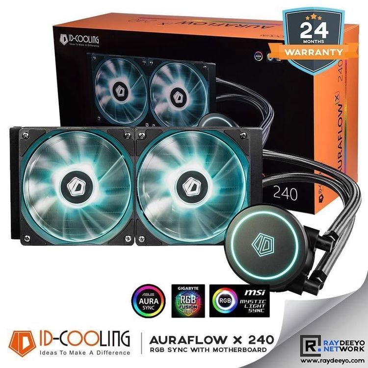 No. 1 - Tản Nhiệt CPU ID-COOLING AURAFLOW X 120 - 3