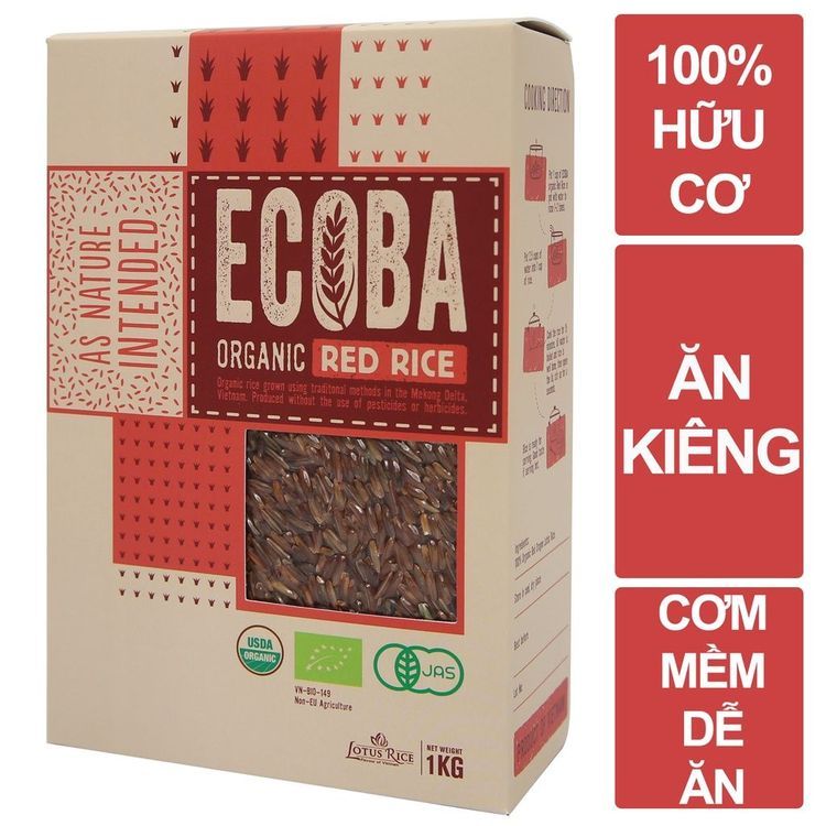 No. 2 - Gạo Lứt Đỏ Hữu Cơ Ecoba - 5