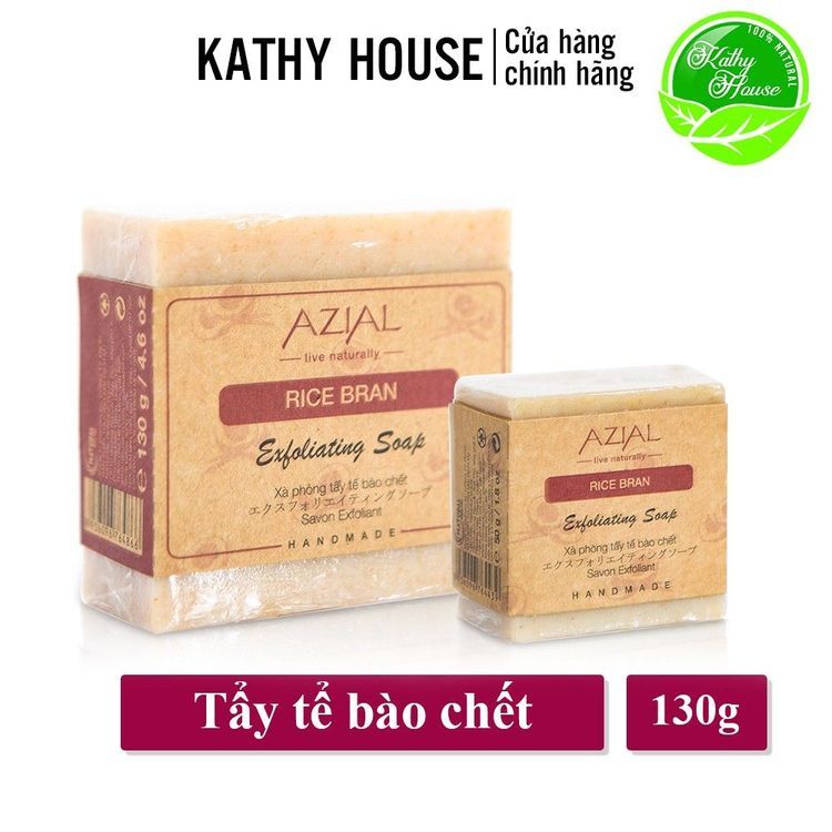 No. 5 - Rice Bran Xà Phòng Tẩy Tế Bào Chết Azial - 4