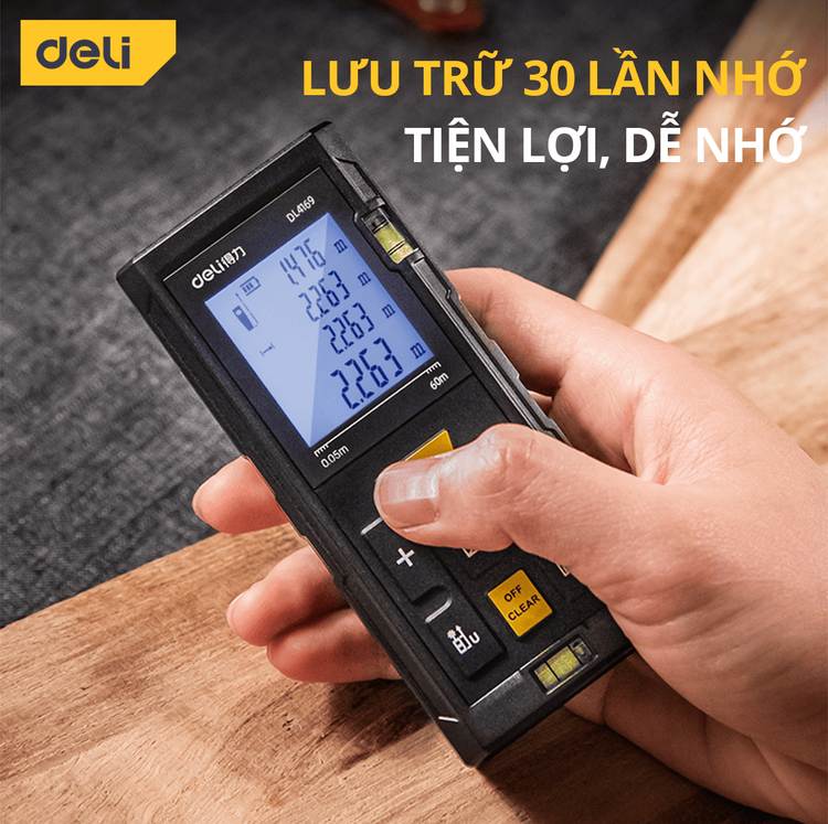 No. 7 - Thước Đo Laser DeliEDL4168 - 6