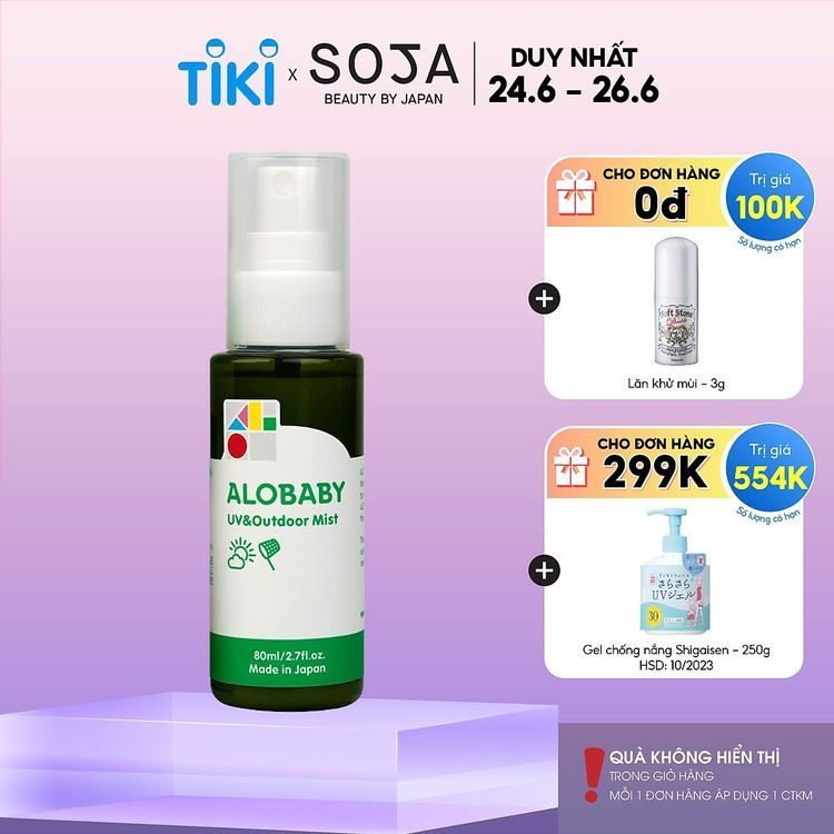 No. 6 - Xịt Chống Nắng, Ngăn Côn Trùng Organic Cho Mẹ Bầu Và Trẻ Sơ Sinh Alobaby UV & Outdoor Mist - 3