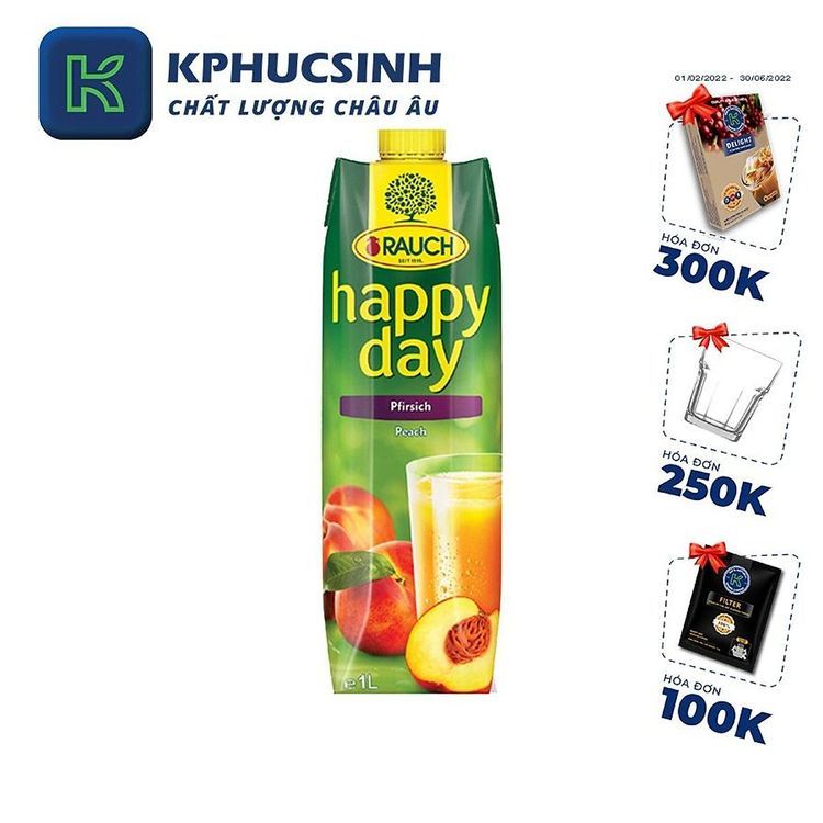 No. 1 - Nước Đào Rauch Happy Day - 2