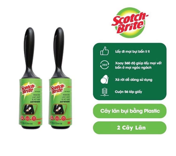 No. 2 - Cây Lăn Bụi Scotch Brite - 2