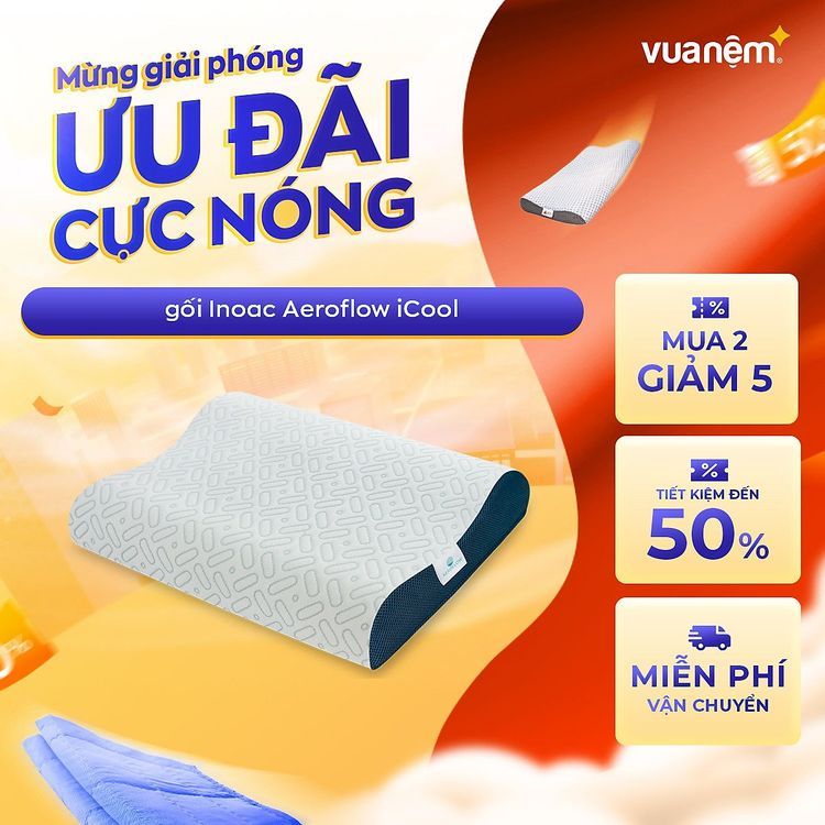 No. 1 - Gối Cao Su Non Aeroflow iCool - 3