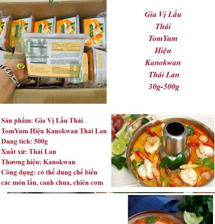 No. 8 - Bột Lẩu Thái Kanokwan Tom Yum Paste - 2