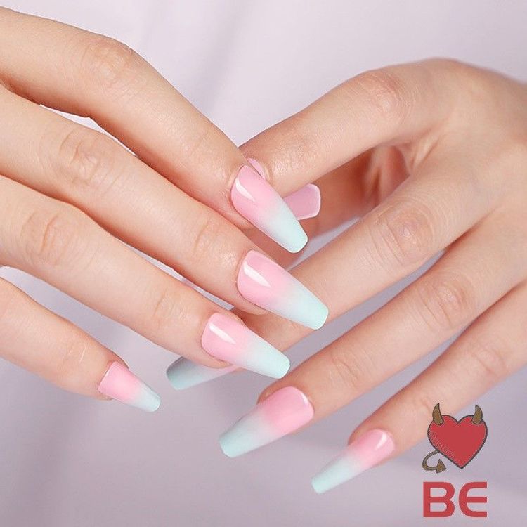 No. 7 - YADORNOS Set 24 Móng Tay Giả Màu Sắc Gradient - 2