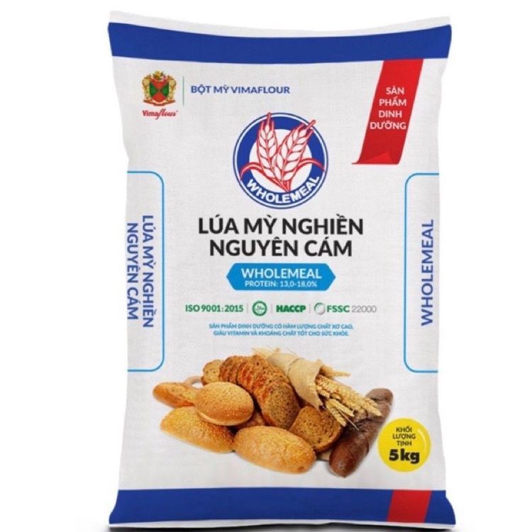 No. 7 - Bột Mì Nghiền Nguyên Cám Vimaflour - 1