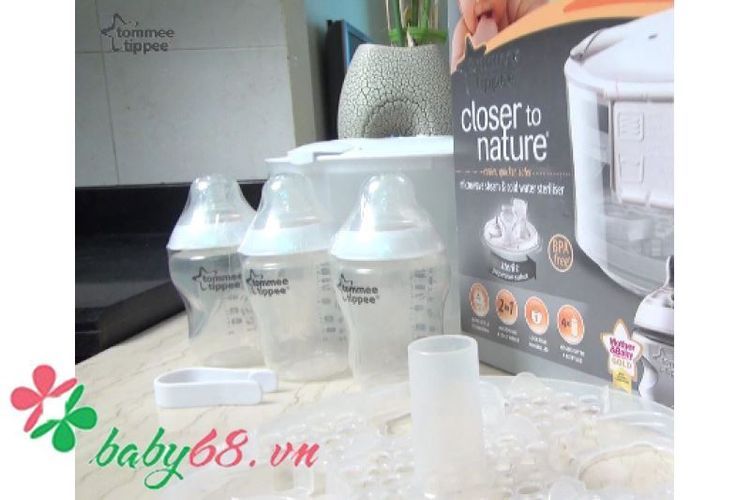 No. 9 - Hộp Tiệt Trùng Bình Sữa Lò Vi Sóng Tommee Tippee - 6