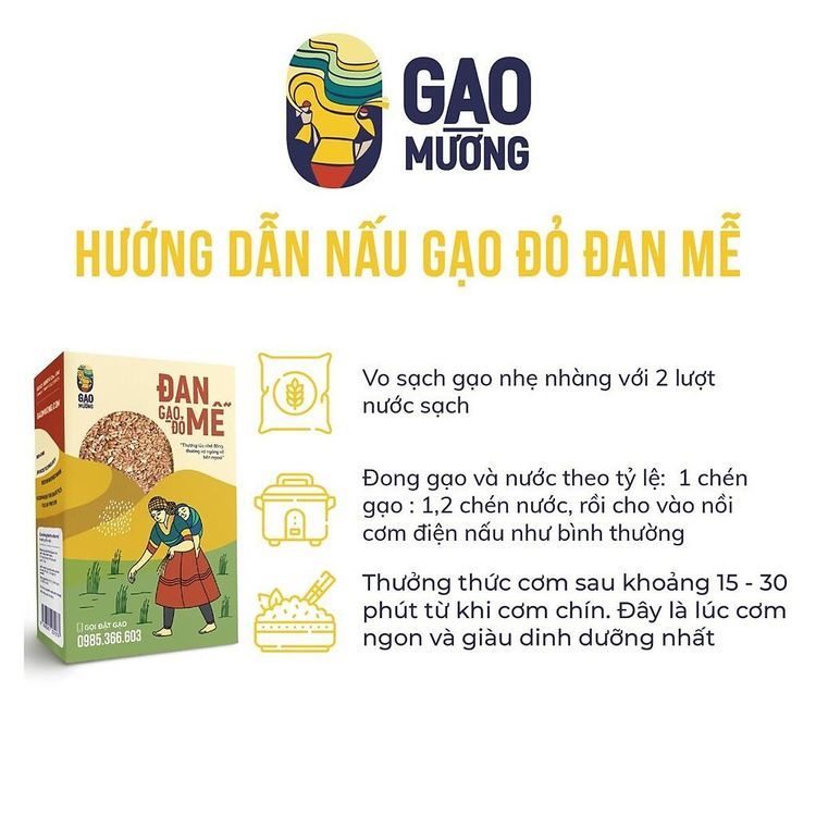 No. 5 - Gạo Lứt Đỏ Đan Mễ - 4