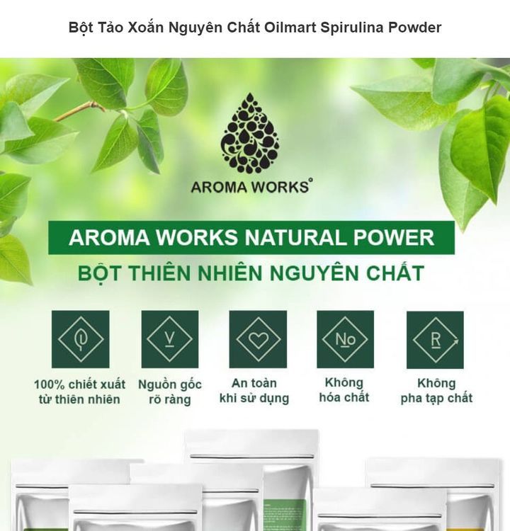 No. 7 - Bột Spirulina Aroma Works - 6