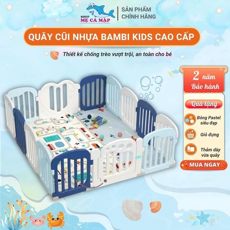 No. 2 - Quây Cũi Nhựa Bambi Kids - 3