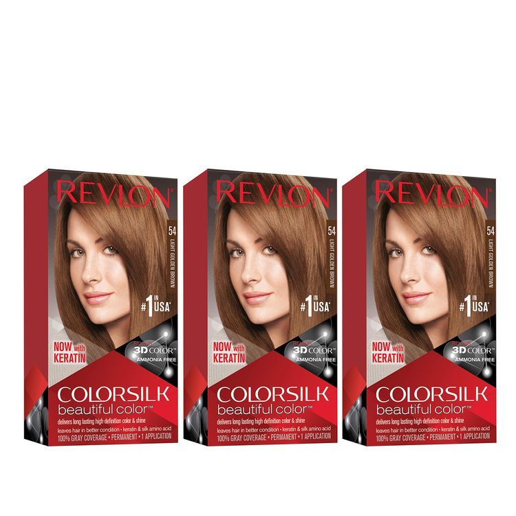 No. 4 - Colorsilk 3D Keratin - Light Gold Brown - 3