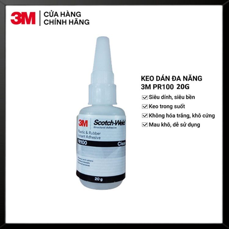 No. 2 - Keo Dán Siêu Dính Scotch-Weld 3M PR100 - 5