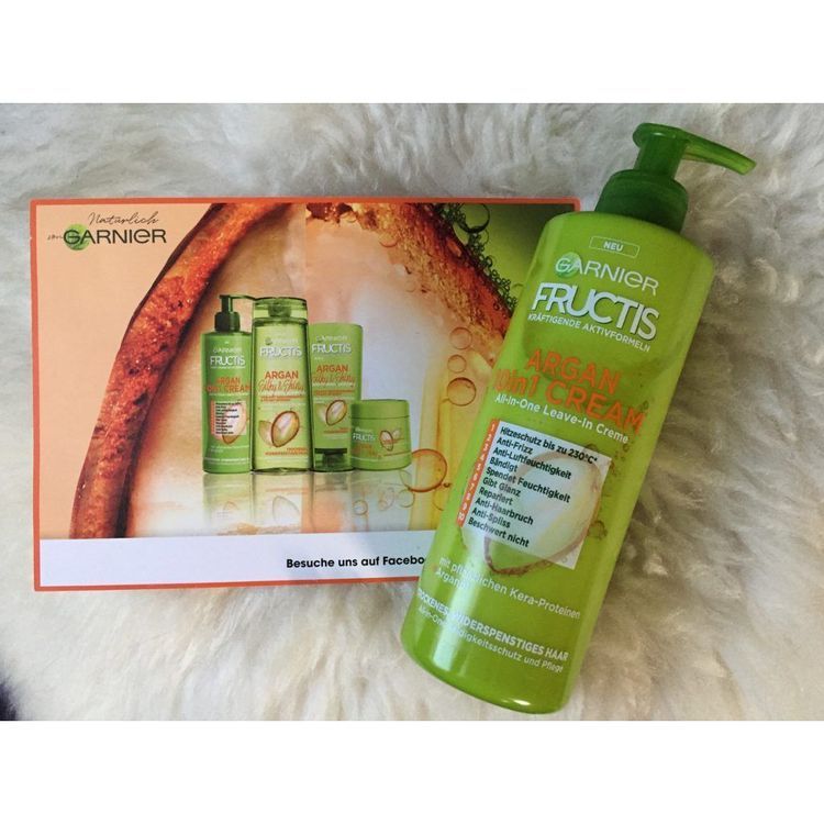 No. 4 - Kem dưỡng tóc Argan Silky & Shiny 10in1 Cream Fructis Argan Silky Shiny - 2