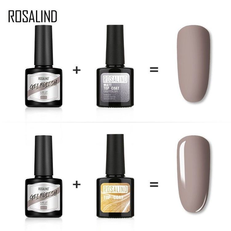 No. 8 - Sơn Móng Top Coat Rosalind Base&Top Coat - 3