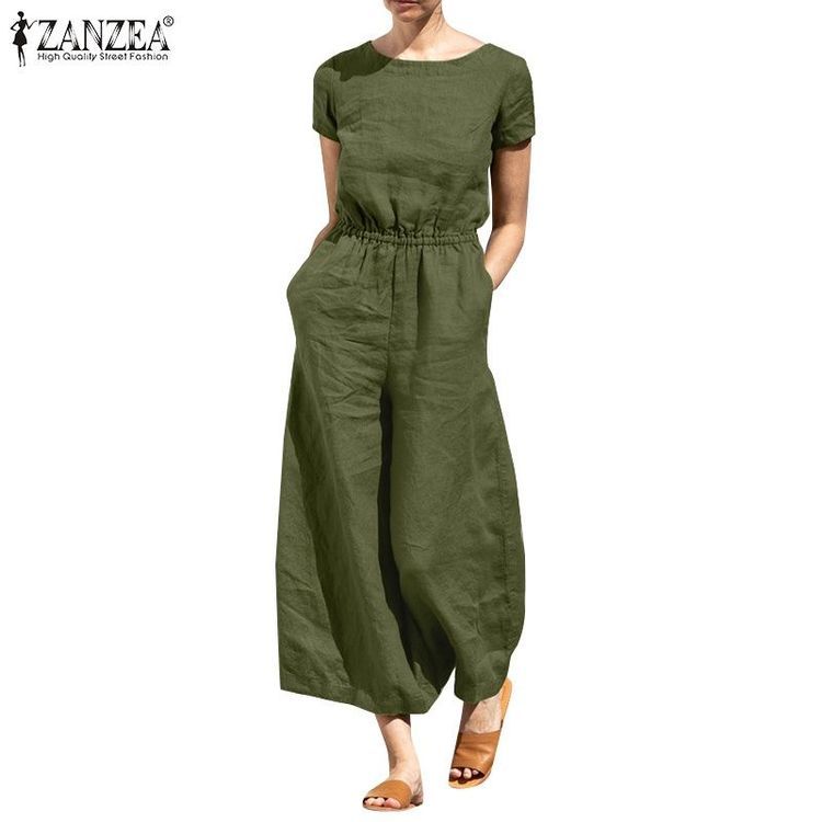 No. 4 - Jumpsuit Năng Động Dành Cho Nữ ZANZEA - 4