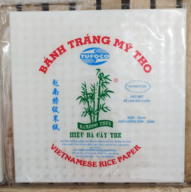 No. 6 - Bánh Tráng Vuông Ba Cây Tre - 1