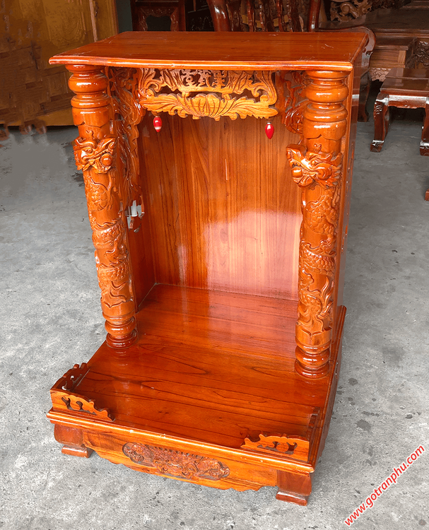 No. 4 - Bàn Thờ Ông Địa Gỗ Xoan - 5