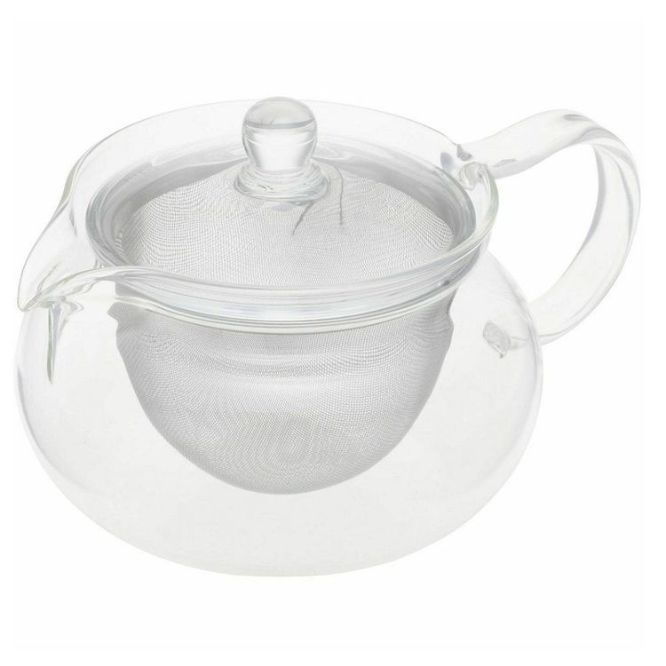 No. 3 - Bình Trà Thủy Tinh Hario Chacha Kyusu MaruCHJMN-45T - 1