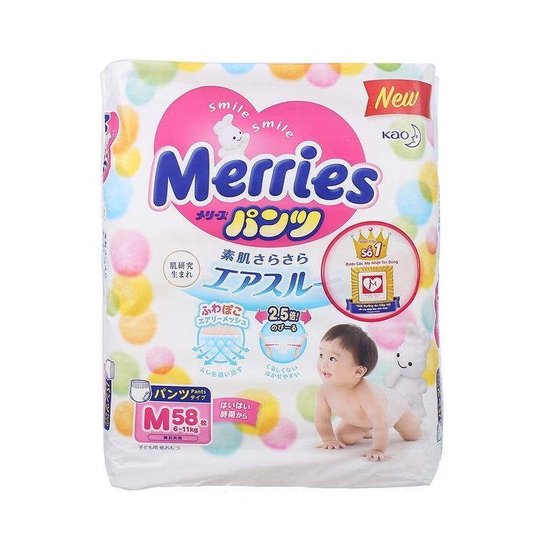 No. 3 - Tã Quần Merries - 1