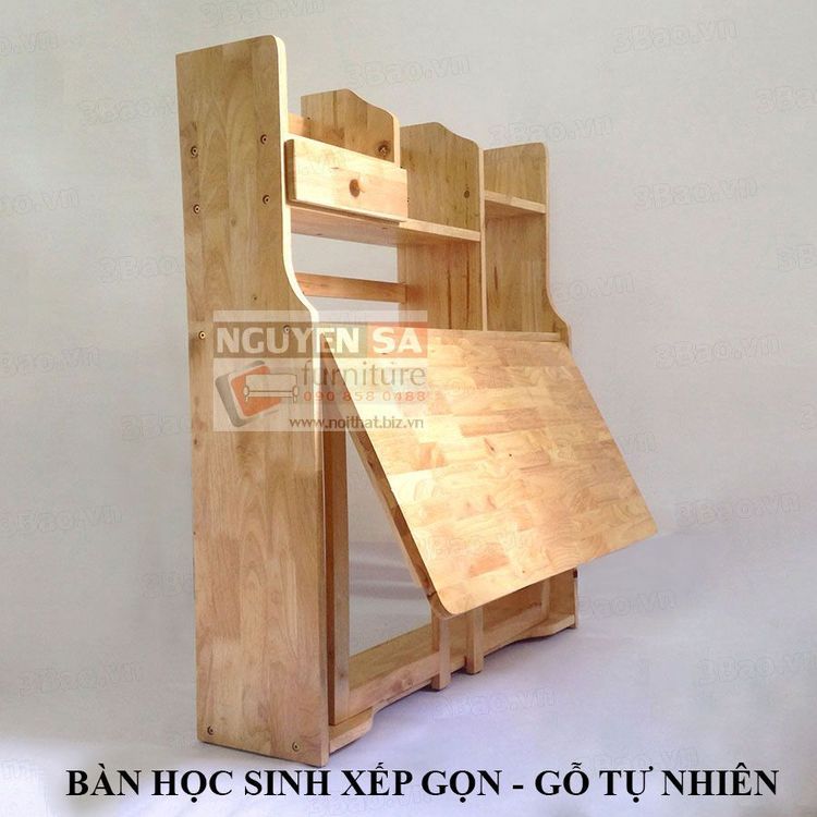 No. 7 - Bàn Học Gỗ Gấp Gọn - 5