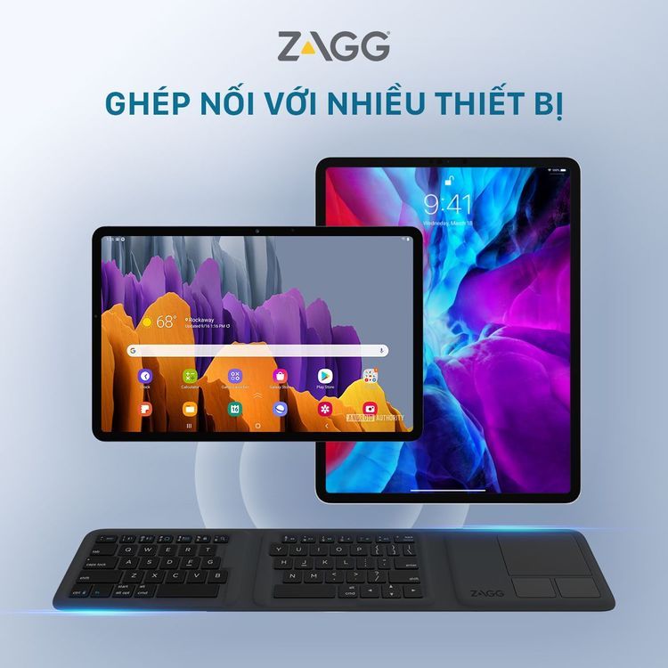 No. 4 - Bàn Phím Gấp 3 ZAGG Universal Keyboards - 5