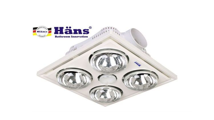 No. 4 - Đèn Sưởi Nhà Tắm Hans 4 Bóng Âm TrầnH4B - 3