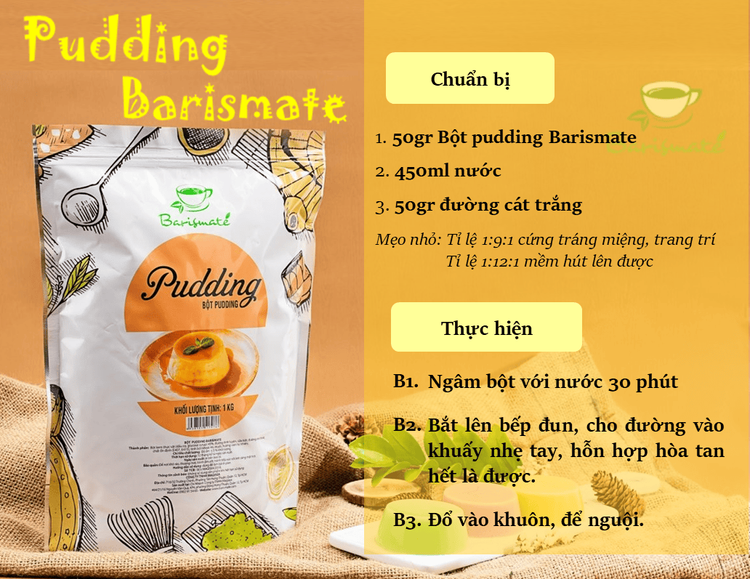 No. 3 - Bột Pudding Barismate - 1