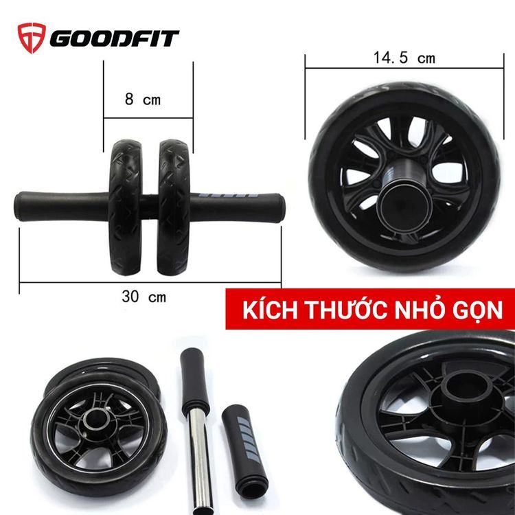 No. 7 - Con Lăn Tập Bụng 2 BánhGF601AB - 4