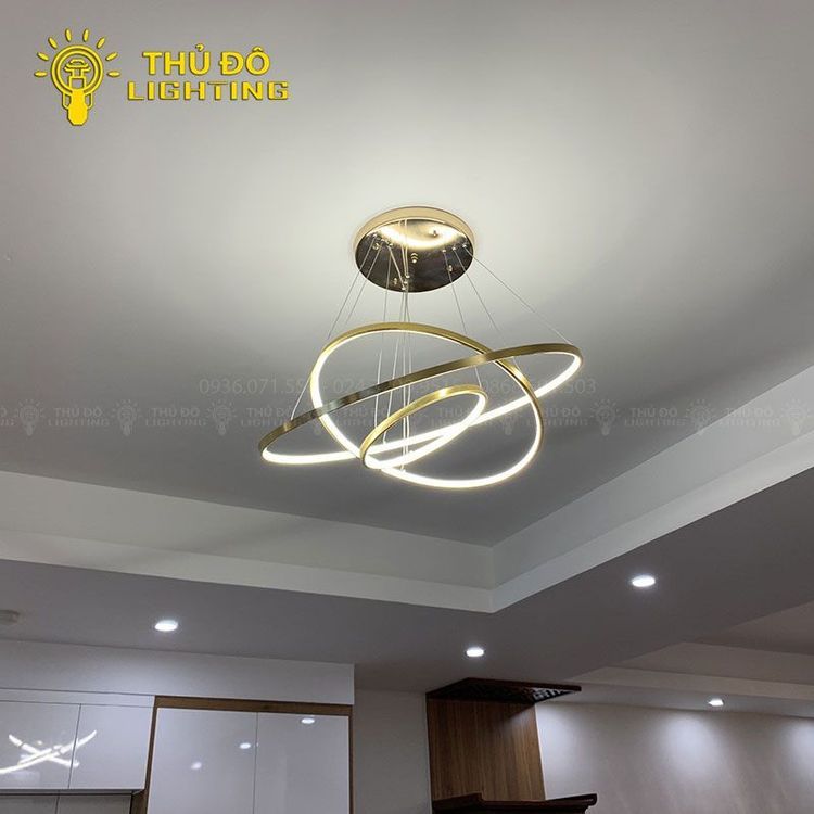 No. 4 - Đèn Thả Trần 3 Vòng Thủ Đô LightingDD005-357 - 1