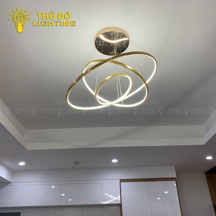 No. 4 - Đèn Thả Trần 3 Vòng Thủ Đô LightingDD005-357 - 3