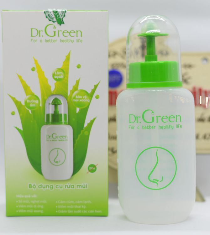 No. 6 - Dụng Cụ Rửa Mũi Dr.Green + 10 Gói Muối Biển - 2