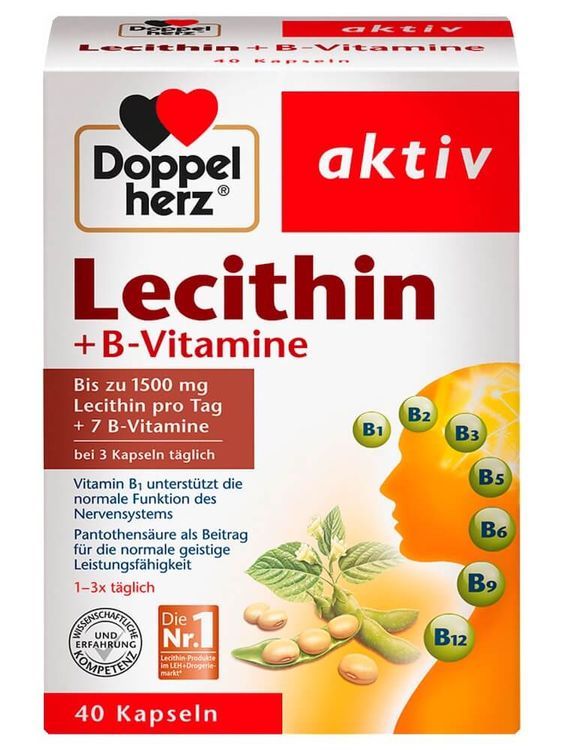 No. 4 - Viên Uống Doppelherz Lecithin + B-Vitamine - 1