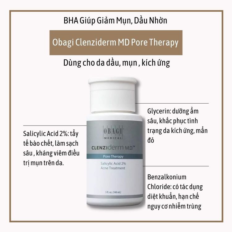 No. 1 - Dung Dịch BHA Giúp Giảm Dầu Nhờn Clenziderm MD Pore Therapy - 6