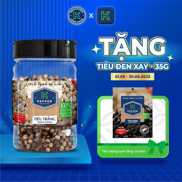 No. 1 - Tiêu Trắng Hạt K Pepper - 2