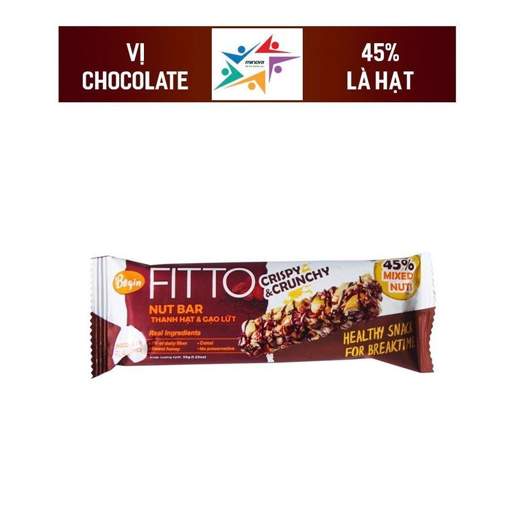 No. 1 - Thanh Hạt FITTO Chocolate Bar - 3