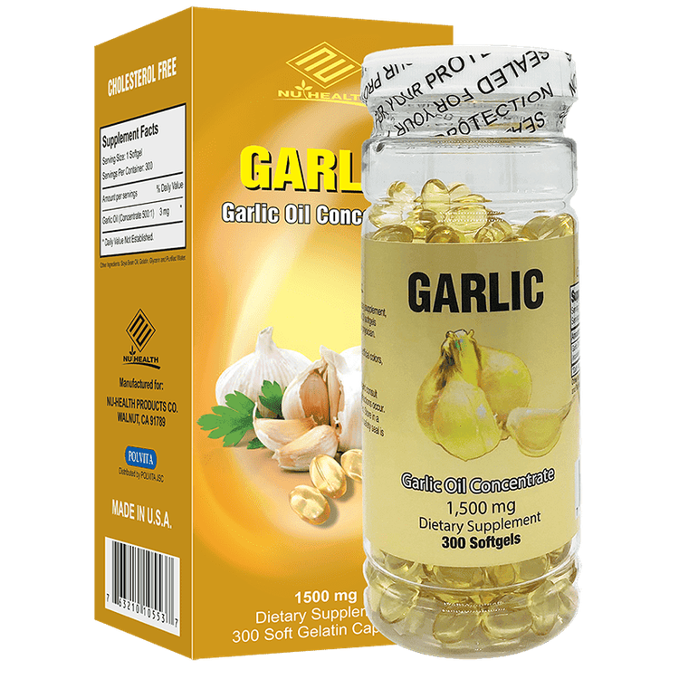 No. 10 - Tinh Dầu Tỏi Garlic Oil Concentrate 1500mg300 viên - 1