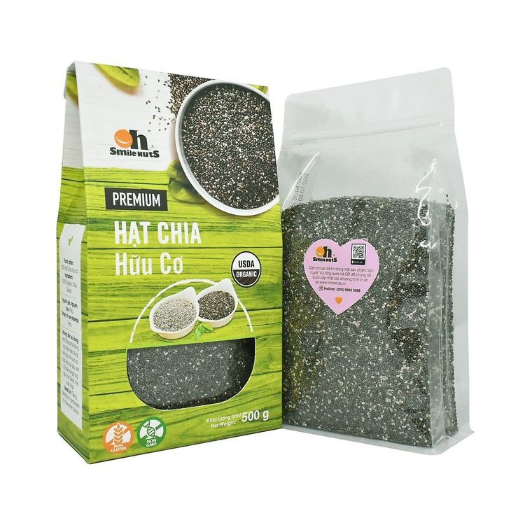 No. 6 - Hạt Chia Đen Hữu Cơ Smile Nuts - 3