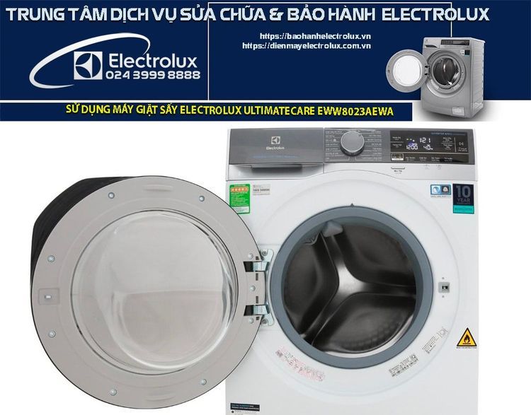 No. 1 - Máy Giặt Sấy Electrolux UltimateCare 900EWW8023AEWA - 4
