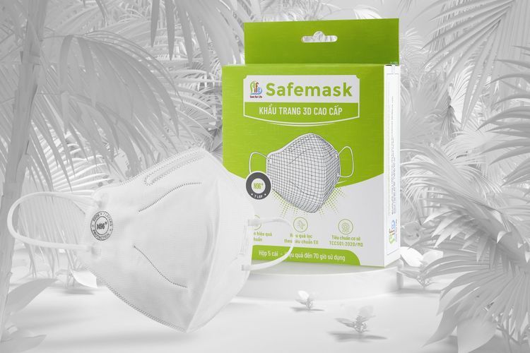 No. 7 - Khẩu Trang Trắng Safelife Safemask N96+ - 1